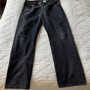 Levi’s 501 Black Jeans 33/30